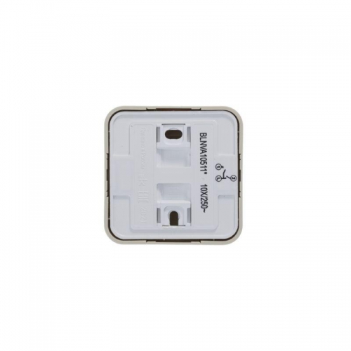 Выключатель 2-кл. ОП Blanca 10А IP20 (сх. 5) 250В с подсветкой с изолир. пластиной беж. SE BLNVA105117 BLNVA105117