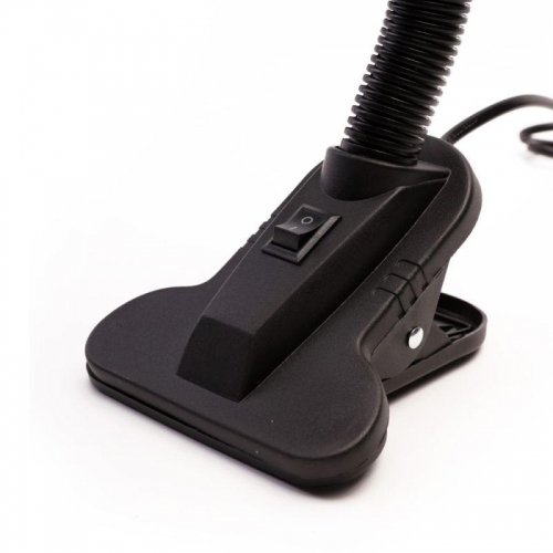 Светильник UF-320P С02 настол. прищепка 230В 60Вт E27 ЛОН черн. Ultraflash 12371 12371