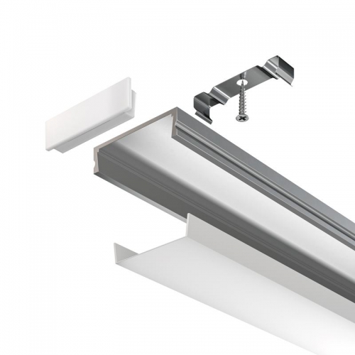 Профиль алюминиевый накладной 23х6 Maytoni ALM002S-2M ALM002S-2M