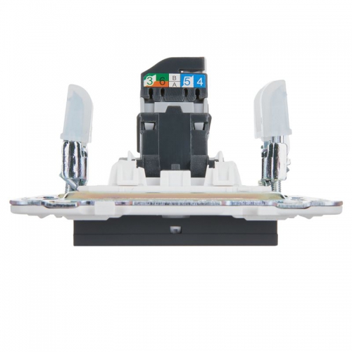 Розетка компьютерная RJ45 кат.5E SKANDY SK-K01G графит IEK SK-K10-1-K53 SK-K10-1-K53