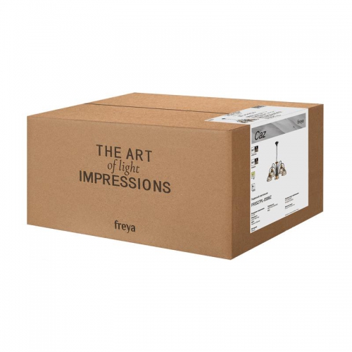 Светильник Caz 5х60Вт E27 IP20 подвесной Freya FR5527PL-05BBZ FR5527PL-05BBZ