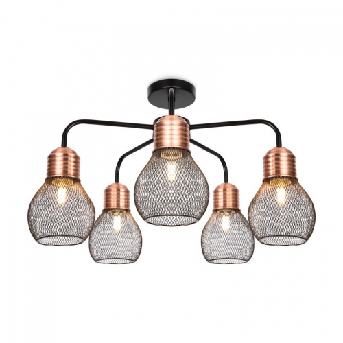 Светильник Agata 60Вт E27х5 IP20 потолочн. Freya FR4011CL-05BBS FR4011CL-05BBS