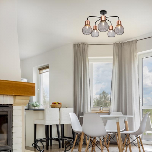 Светильник Agata 60Вт E27х5 IP20 потолочн. Freya FR4011CL-05BBS FR4011CL-05BBS