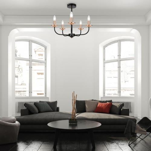 Светильник New Series 010 40Вт E14х5 IP20 потолочн. Freya FR4013CL-05GB FR4013CL-05GB