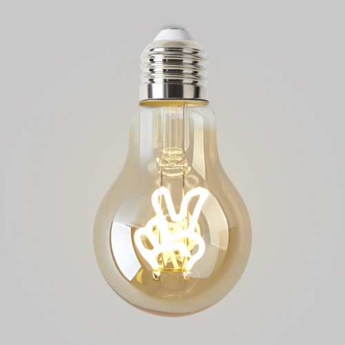 Лампа светодиодная филаментная Loft 271 A60 3Вт 2400К E27 Voltega 8584 8584