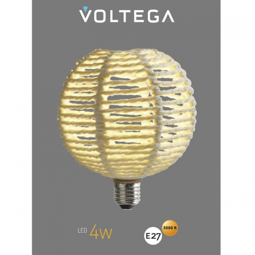 Лампа светодиодная филаментная Loft 271 BRA240 4Вт 3000К E27 Voltega 8571 8571