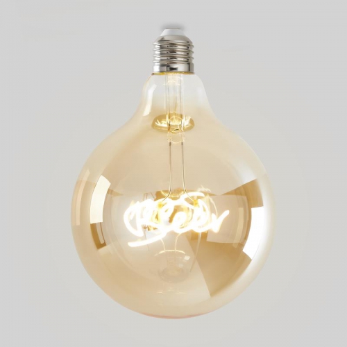 Лампа светодиодная филаментная Loft 271 G125 4Вт 2500К E27 Voltega 8555 8555