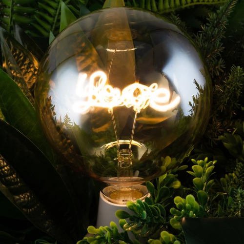 Лампа светодиодная филаментная Loft 271 G125 4Вт 2700К E27 Voltega 8522 8522