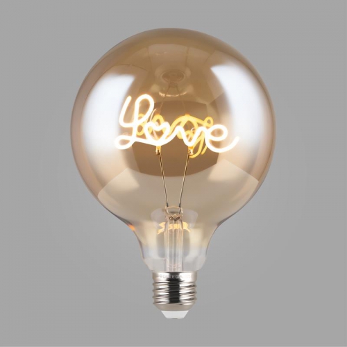 Лампа светодиодная филаментная Loft 271 G125 4Вт 2700К E27 Voltega 8522 8522