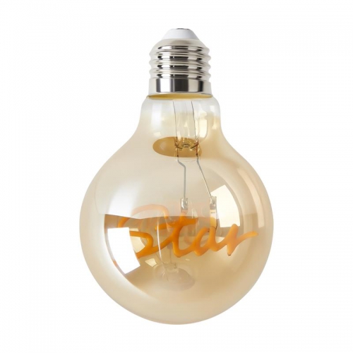 Лампа светодиодная филаментная Loft 271 G80 3Вт 2400К E27 Voltega 8583 8583