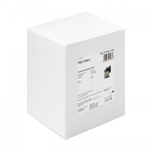 Светильник Domi 1х40Вт E27 IP44 бра настен. Voltega VGL7219WL-01B3 VGL7219WL-01B3