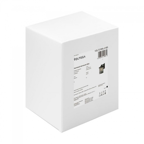 Светильник Domi 1х40Вт E27 IP44 бра настен. Voltega VGL7219WL-01B5 VGL7219WL-01B5