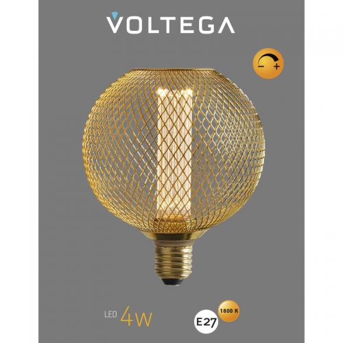 Лампа светодиодная Loft Led DP82293 4Вт 1800К E27 DIM Voltega 8566 8566