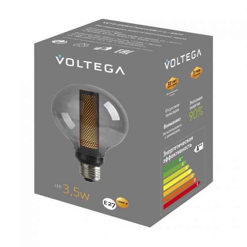 Лампа светодиодная Loft Led G95 4Вт 1800К E27 Voltega 8577 8577