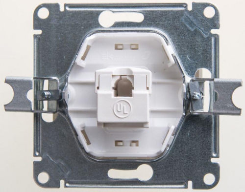 Розетка компьютерная 1-м Glossa RJ45 кат.5E механизм перламутр. SE GSL000681K GSL000681K