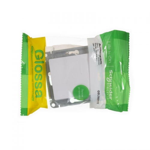 Выключатель 1-кл. СП Glossa 10А IP20 (сх. 1) 10AX механизм бел. SE GSL000111 GSL000111