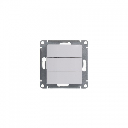 Выключатель 3-кл. СП Glossa 10А IP20 (сх. 1+1+1) 10AX механизм бел. SE GSL000131 GSL000131