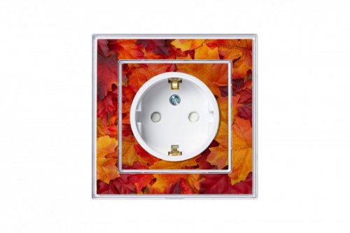 Розетка 1-м СП AtlasDesign Art 16А IP20 с заземл. защ. шторки механизм бел. SE ATN200145 ATN200145