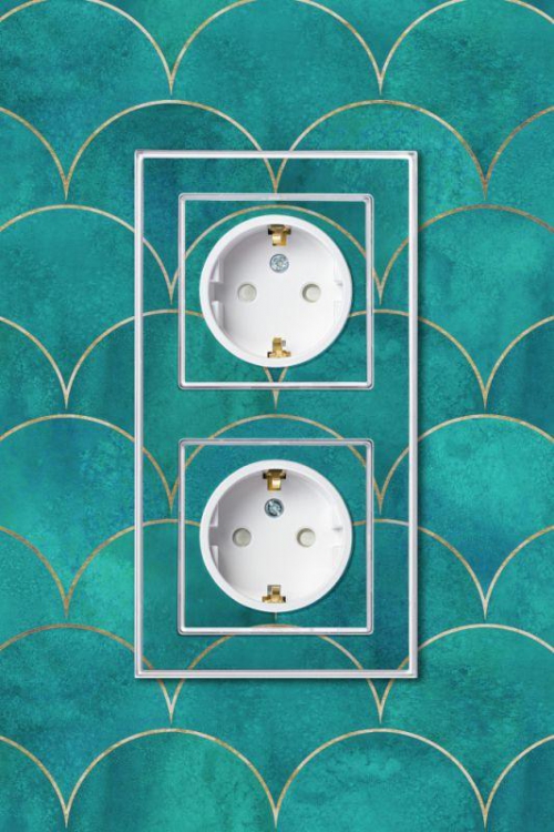 Розетка 1-м СП AtlasDesign Art 16А IP20 с заземл. защ. шторки механизм бел. SE ATN200145 ATN200145