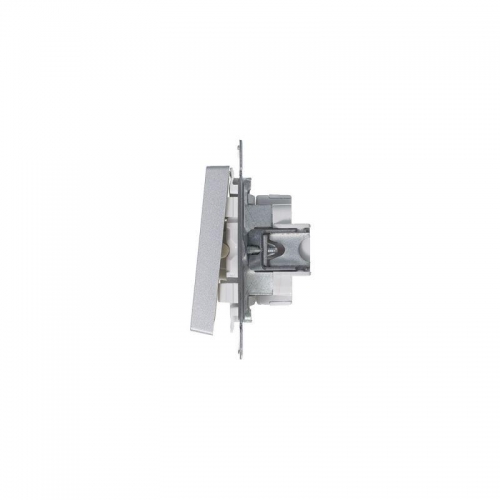 Механизм выключателя 1-кл. СП Atlas Design 10А IP20 (сх. 1) 10AX алюм. SchE ATN000311 ATN000311