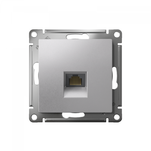 Механизм розетки компьютерной Atlas Design RJ45 алюм. SchE ATN000383 ATN000383