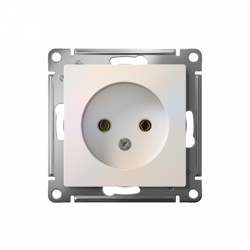 Механизм розетки 1-м СП Atlas Design без заземл. 16А жемчуг SchE ATN000441 ATN000441