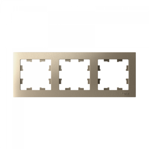 Рамка 3-м AtlasDesign универс. шампань SE ATN000503 ATN000503