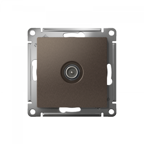 Механизм розетки TV Atlas Design оконечный 1DB мокко SchE ATN000691 ATN000691