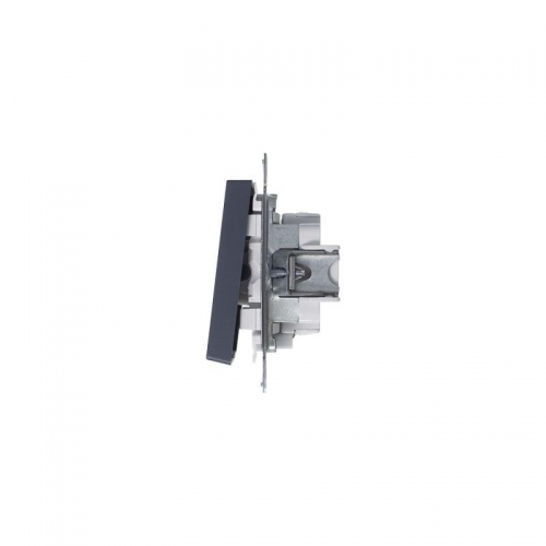 Выключатель 1-кл. СП AtlasDesign 10А IP20 (сх. 1а) 10AX с подсветкой механизм грифель SchE ATN000713 ATN000713