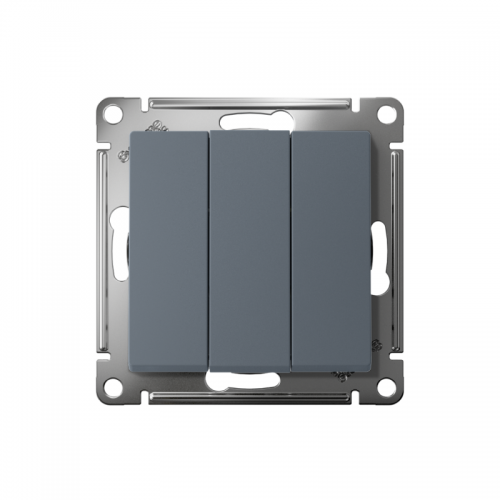 Выключатель 3-кл. СП AtlasDesign 10А IP20 (сх. 1+1+1) 10AX механизм грифель SchE ATN000731 ATN000731