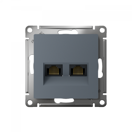 Розетка компьютерная 2-м AtlasDesign RJ45 кат.5E механизм грифель SchE ATN000785 ATN000785