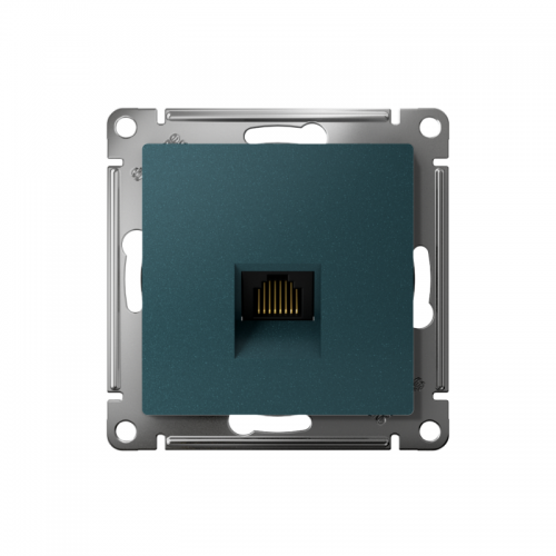 Механизм розетки компьютерной Atlas Design RJ45 изумруд SchE ATN000883 ATN000883