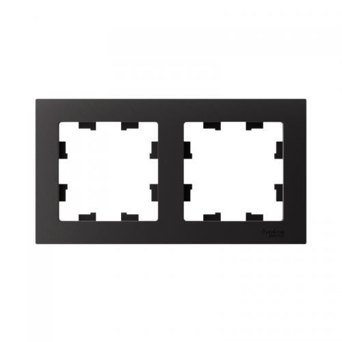 Рамка 2-м Atlas Design универс. карбон SchE ATN001002 ATN001002