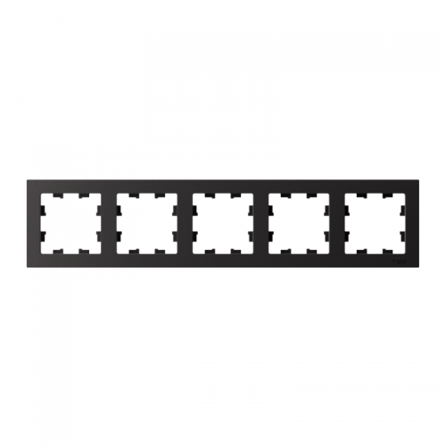 Рамка 5-м Atlas Design универс. карбон SchE ATN001005 ATN001005