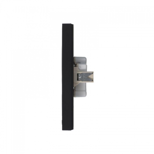 Розетка 2-м Atlas Design без заземл. 16А в сборе карбон SchE ATN001020 ATN001020