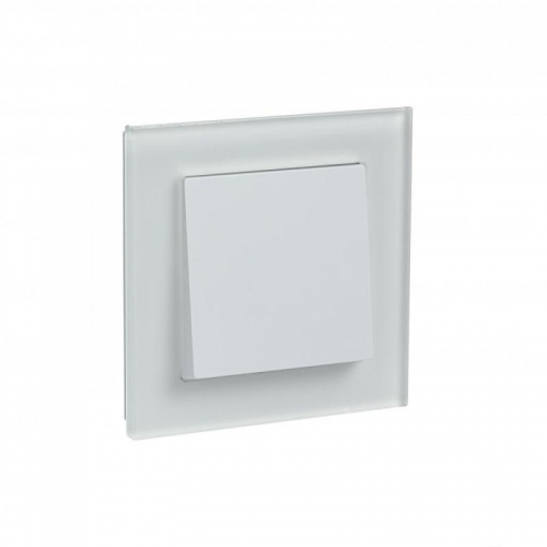 Рамка 1-м Atlas Design NATURE мат. стекло бел. SchE ATN330101 ATN330101