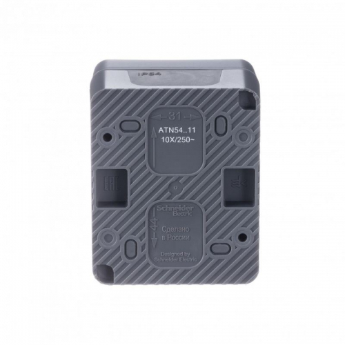 Выключатель 1-кл. ОП AtlasDesign Profi54 IP54 10AX антрацит SE ATN544011 ATN544011