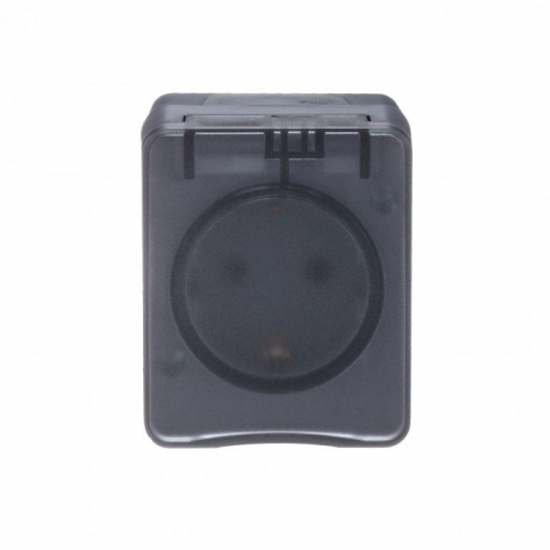 Розетка 1-м ОП AtlasDesign Profi54 16А IP54 250В с заземл. защ. шторки антрацит SE ATN544045 ATN544045