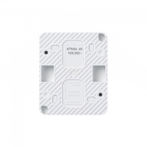 Розетка 1-м ОП AtlasDesign Profi54 16А IP54 250В с заземл. защ. шторки бел. SE ATN540145 ATN540145