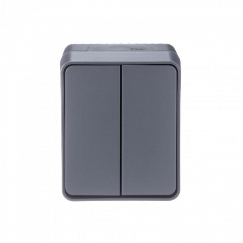 Выключатель 2-кл. ОП AtlasDesign Profi54 IP54 10AX антрацит SE ATN544051 ATN544051