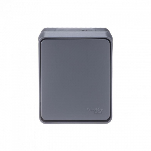 Переключатель проходной 1-кл. ОП AtlasDesign Profi54 IP54 10AX антрацит SE ATN544061 ATN544061