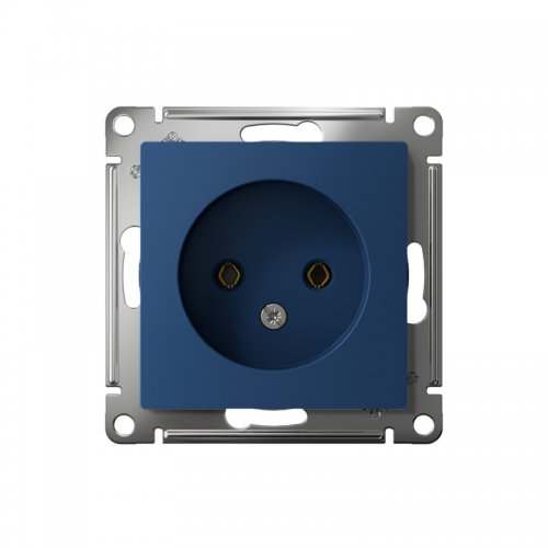 Розетка AtlasDesign 16А без заземл. без шторок механизм аквамарин SE ATN001141 ATN001141