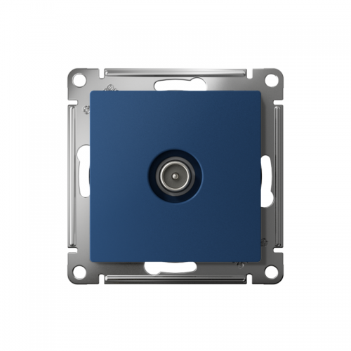 Розетка телевизионная TV AtlasDesign коннектор механизм аквамарин SE ATN001193 ATN001193