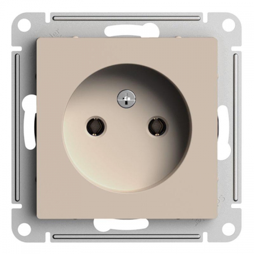 Розетка AtlasDesign 16А без заземл. без шторок механизм песочн. SE ATN001241 ATN001241