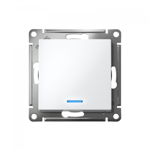 Выключатель 1-кл. AtlasDesign (сх. 1а) 10AX с подсветкой механизм лотос SE ATN001313 ATN001313