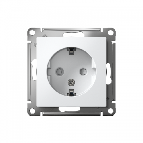 Розетка AtlasDesign 16А с заземл. защ. шторки механизм лотос SE ATN001345 ATN001345