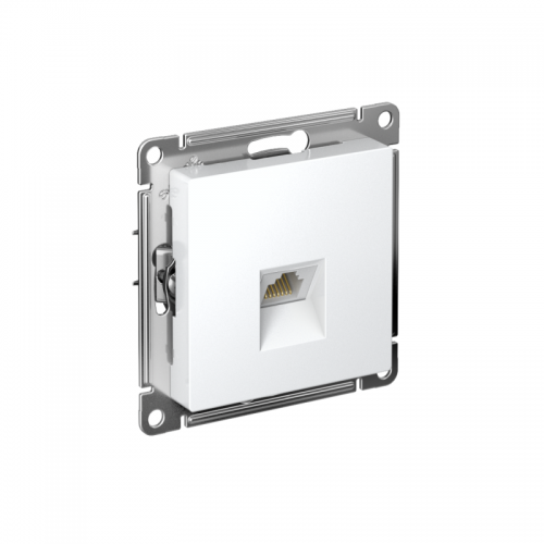 Розетка компьютерная AtlasDesign RJ45 кат.5E механизм лотос SE ATN001383 ATN001383