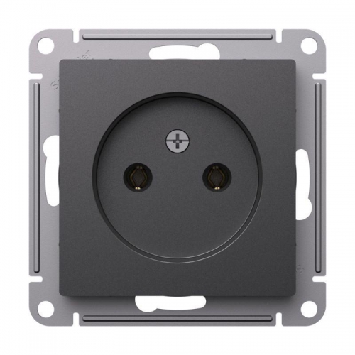 Розетка AtlasDesign 16А без заземл. без шторок механизм базальт SE ATN001441 ATN001441
