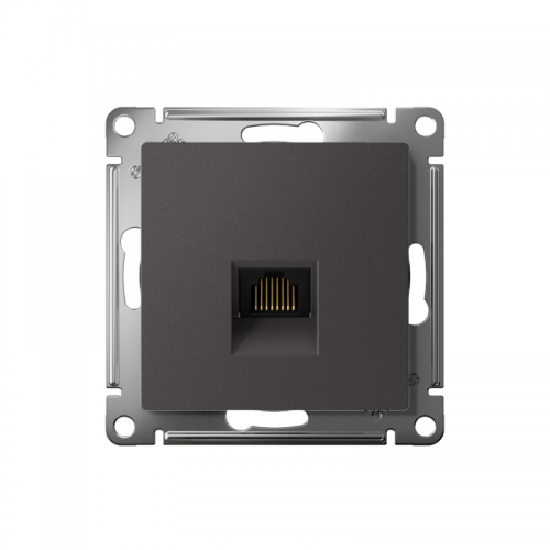 Розетка компьютерная AtlasDesign RJ45 кат.5E механизм базальт SE ATN001483 ATN001483