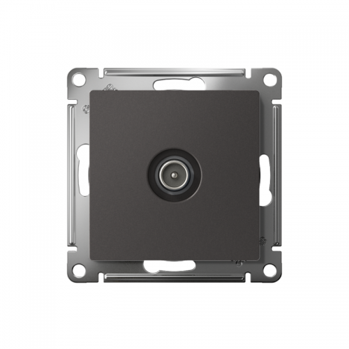 Розетка телевизионная TV AtlasDesign коннектор механизм базальт SE ATN001493 ATN001493